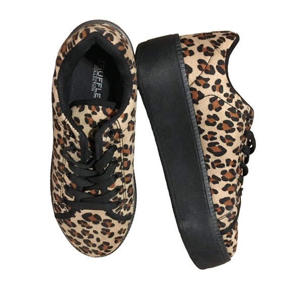 Truffle Leopard Print Platform Shoes 8.5-9 New! - Picture 1 of 7